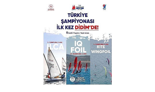 Ege&rsquo;nin İncisi Didim, TYF Yelken Ligi T&uuml;rkiye Şampiyonası&rsquo;na Ev Sahipliği Yapacak