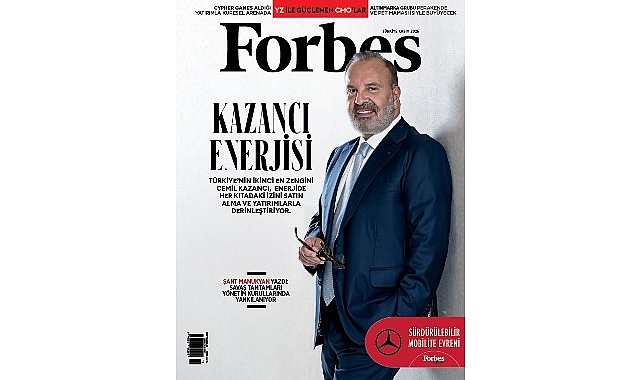 Enerji sekt&ouml;r&uuml;n&uuml;n her alanında T&uuml;rkiye dışında b&uuml;y&uuml;yen Cemil Kazancı Forbes T&uuml;rkiye kapağında