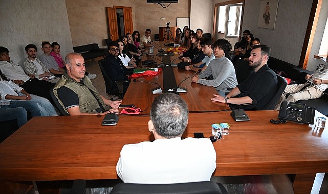 Erasmus &ouml;ğrencilerinden Kemer Belediyesi&rsquo;ne ziyaret