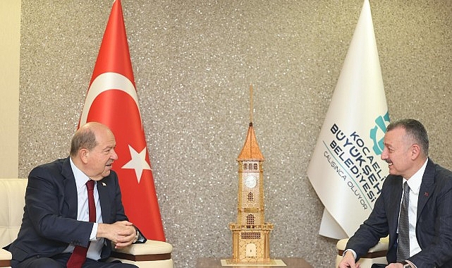 Ersin Tatar, Başkan B&uuml;y&uuml;kakın&rsquo;a konuk oldu