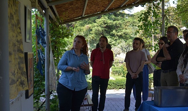 E&Uuml; Botanik Bah&ccedil;esi&rsquo;nde tekstil sanatında biyo-tasarım uygulamalı olarak anlatıldı