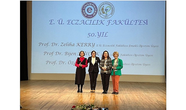 E&Uuml; Eczacılık Fak&uuml;ltesi kuruluşunun 50. yıl d&ouml;n&uuml;m&uuml;n&uuml; coşkuyla kutladı
