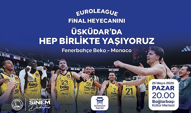 EuroLeague Final Heyecanı &Uuml;sk&uuml;dar&rsquo;da Yaşanacak
