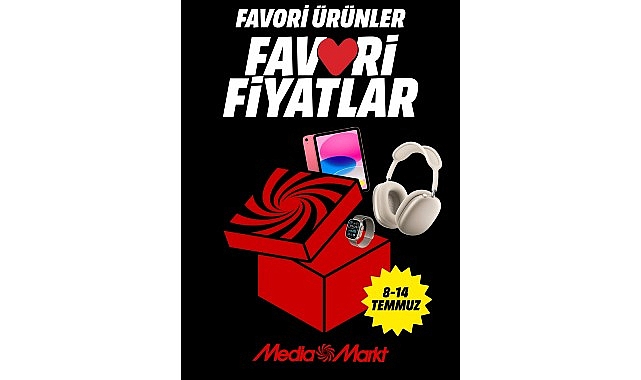 Favori &Uuml;r&uuml;nler Favori Fiyatlarla 14 Temmuz&rsquo;a kadar MediaMarkt&rsquo;ta!