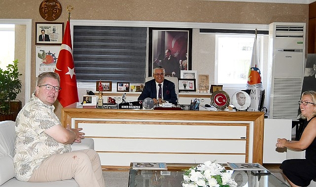 Finlandiya&rsquo;lı Başkan&rsquo;dan Başkan Topaloğlu&rsquo;na ziyaret