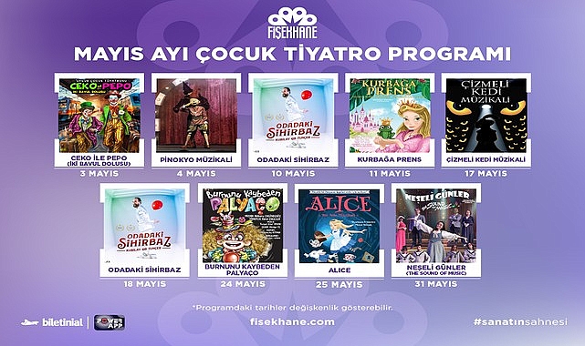 Fişekhane'de &ccedil;ocuklara &ouml;zel renkli bir Mayıs!