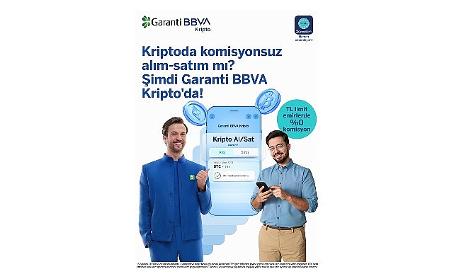 Garanti BBVA Kripto&rsquo;dan Komisyonsuz Alım ve Satım Ayrıcalığı