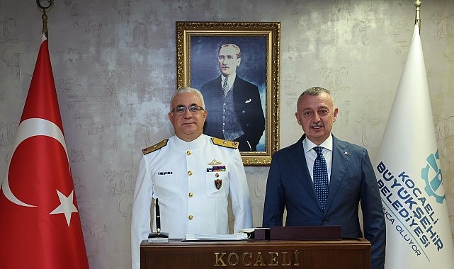 Garnizon Komutanı'ndan Başkan B&uuml;y&uuml;kakın'a iadei ziyaret