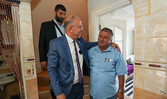 Gaziemir Belediyesi&rsquo;nden yangında zarar g&ouml;ren evlere yardım eli