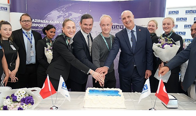 Gazipaşa-Alanya Havalimanı, Copenhagen Air Taxi&rsquo;nin ilk u&ccedil;uşunu karşıladı