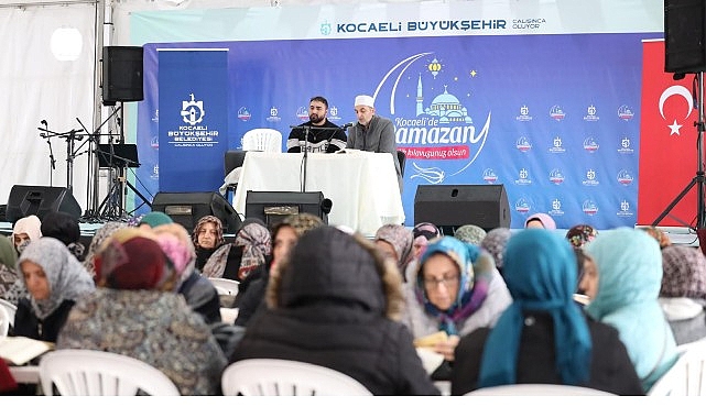 Gebze&rsquo;de Ramazan ayı mukabele ile ta&ccedil;lanıyor