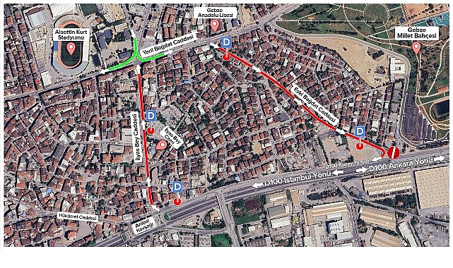 Gebze'de yeni trafik dolaşım planı hayata ge&ccedil;iyor