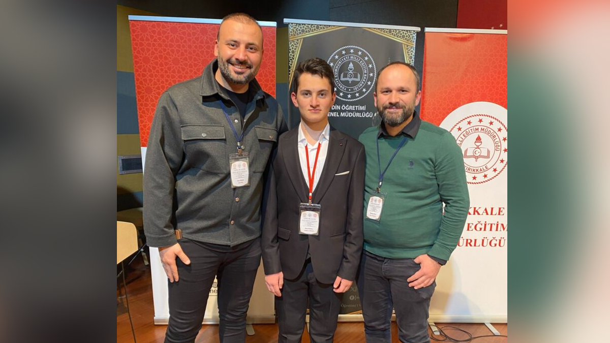 Gen&ccedil; Bilaller Yarışması'nda Nevşehirli Enes Askeroğlu 3. Oldu