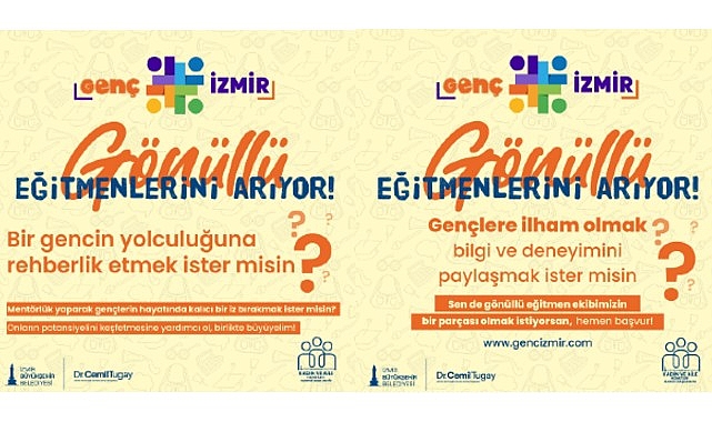 Gen&ccedil; İzmir g&ouml;n&uuml;ll&uuml; eğitmenlerini arıyor
