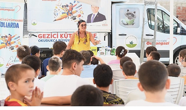 Gezici K&uuml;t&uuml;phane &ccedil;ocukları bilgiyle donatıyor