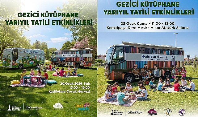 Gezici K&uuml;t&uuml;phane tatilde yollara &ccedil;ıkıyor