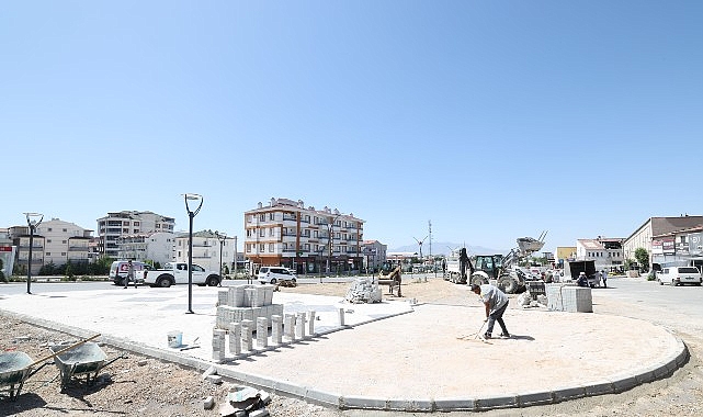 GİM Toptancılar Sitesi yanındaki b&ouml;lge yenileniyor