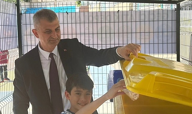G&ouml;lc&uuml;k Belediyesi'nden &ouml;ğrencilere sıfır atık eğitim sahası