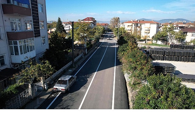 G&ouml;lc&uuml;k Bilgin Caddesi yeni y&uuml;z&uuml;ne kavuştu
