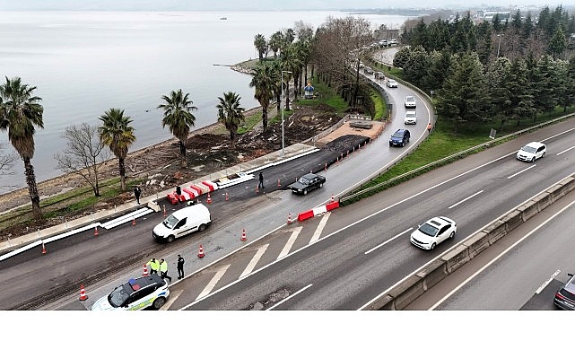 G&ouml;lc&uuml;k kuzey yan yol da trafiğe a&ccedil;ıldı