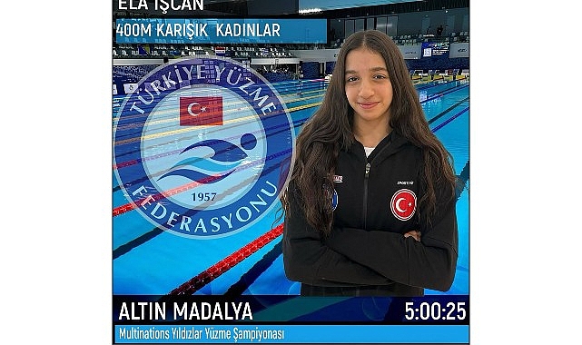 G&ouml;lc&uuml;kl&uuml; Milli Sporcu Ela İşcan'dan B&uuml;y&uuml;k Başarı