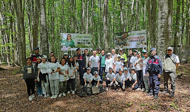 G&ouml;lc&uuml;kl&uuml; minik ellerden anlamlı farkındalık 'Ormanlar Benim'