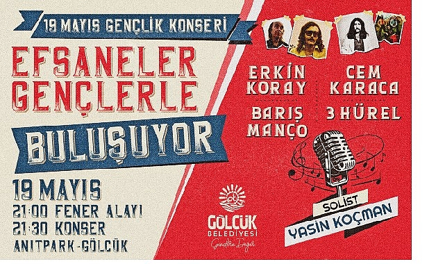 G&ouml;lc&uuml;k&rsquo;te 19 Mayıs Coşkusu Gen&ccedil;lik Konseri ile Katlanacak