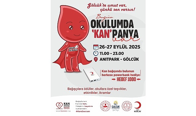 G&ouml;lc&uuml;k&rsquo;te Festival Havasında Bağış Kampanyası