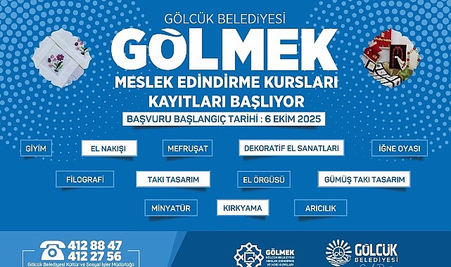 G&Ouml;LMEK kurslarında yeni d&ouml;nem kayıtları 6 Ekim&rsquo;de başlıyor