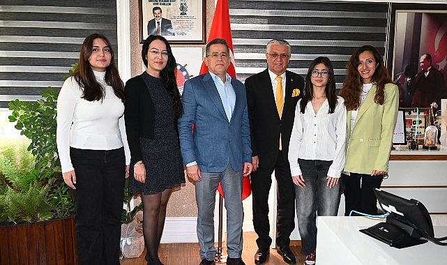 G&ouml;yn&uuml;k Fen Lisesi&rsquo;nden Başkan Topaloğlu&rsquo;na ziyaret