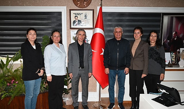 G&ouml;yn&uuml;k Ortaokulu&rsquo;ndan Başkan Topaloğlu&rsquo;na ziyaret