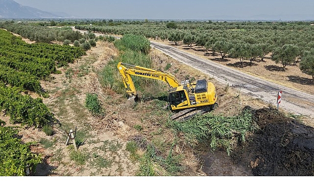 G&uuml;m&uuml;lceli&rsquo;de Dere Temizliğiyle Yangın Ve Taşkın Riskine Karşı &Ouml;nlem