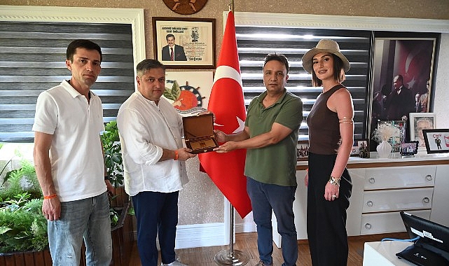 G&uuml;rcistan heyetinden Kemer Belediyesi&rsquo;ne ziyaret