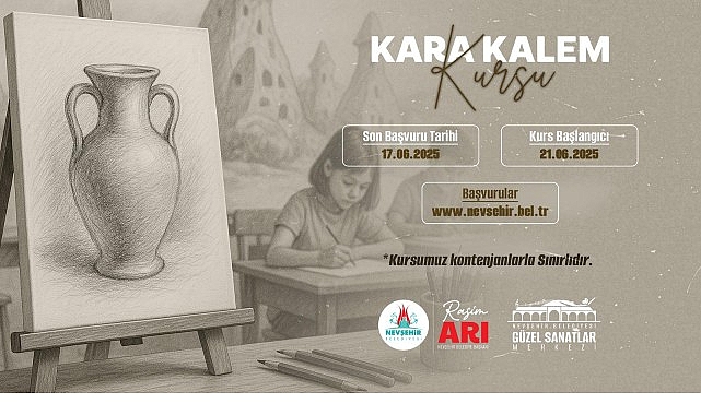 G&uuml;zel Sanatlar Merkezi&rsquo;nde M&uuml;zik ve Kara Kalem Kurslarımız Başlıyor