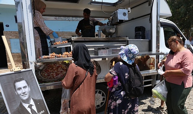 G&uuml;zelbah&ccedil;e Belediyesi Ferdi Zeyrek i&ccedil;in lokma d&ouml;kt&uuml;rd&uuml;