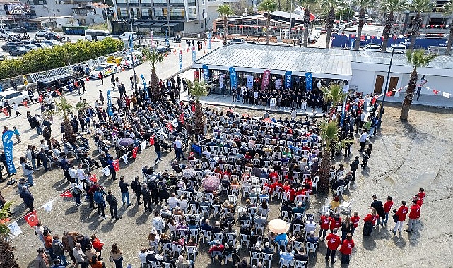 G&uuml;zelbah&ccedil;e&rsquo;de Sahile Değer Katan Yatırım G&uuml;zbel Marin G&ouml;rkemli T&ouml;renle Hizmete A&ccedil;ıldı