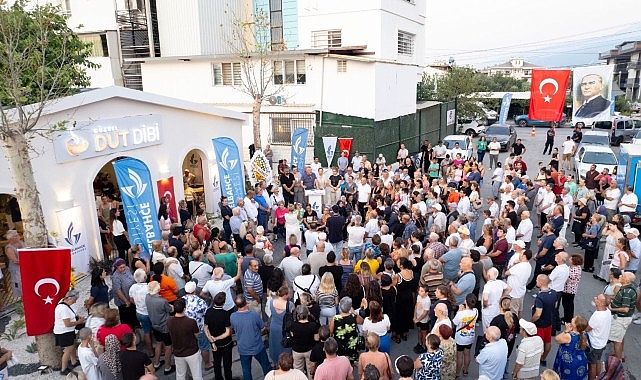 G&uuml;zelbah&ccedil;e&rsquo;de yeni bir sosyal yaşam alanı G&uuml;zbel Dut Dibi hizmete a&ccedil;ıldı