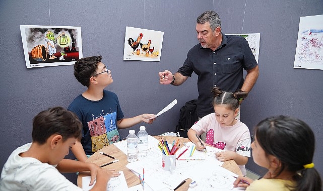 Haydi &Ccedil;ocuklar! Karikat&uuml;rist Altan &Ouml;zeskici ile At&ouml;lye &Ccedil;alışmaları Başlıyor