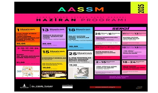 Haziran ayında sanat dolu g&uuml;nler
