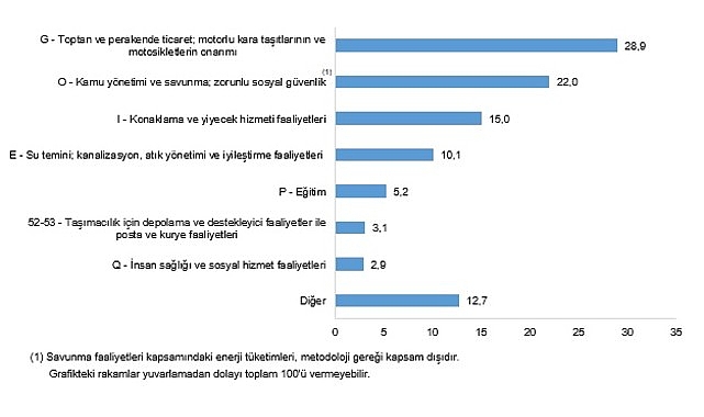 Hizmet-Ticaret Sekt&ouml;r&uuml; Nihai Enerji T&uuml;ketim İstatistikleri, 2024