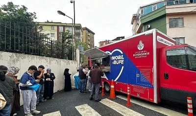İBB, LGS Heyecanında &Ouml;ğrencileri ve Ailelerini Yalnız Bırakmadı