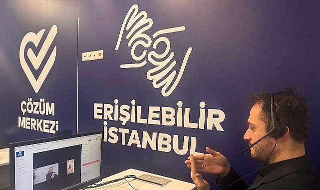 İBB&rsquo;den İşitme Engelliler İ&ccedil;in G&ouml;r&uuml;nt&uuml;l&uuml; &Ccedil;ağrı Merkezi