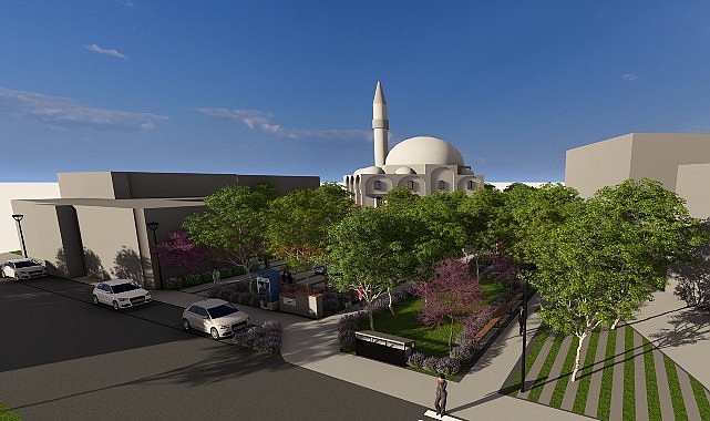 İhsaniye Eski K&ouml;y Meydanı modern bir g&ouml;r&uuml;n&uuml;me kavuşuyor