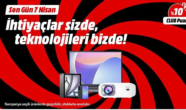 &ldquo;İhtiya&ccedil;lar Sizde, Teknolojiler MediaMarkt&rsquo;ta&rdquo; Kampanyası Devam Ediyor