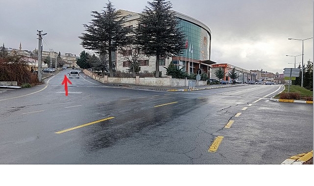 İl Trafik Komisyonu Kararıyla Yol &ldquo;Tek Y&ouml;n&rdquo; Yapıldı