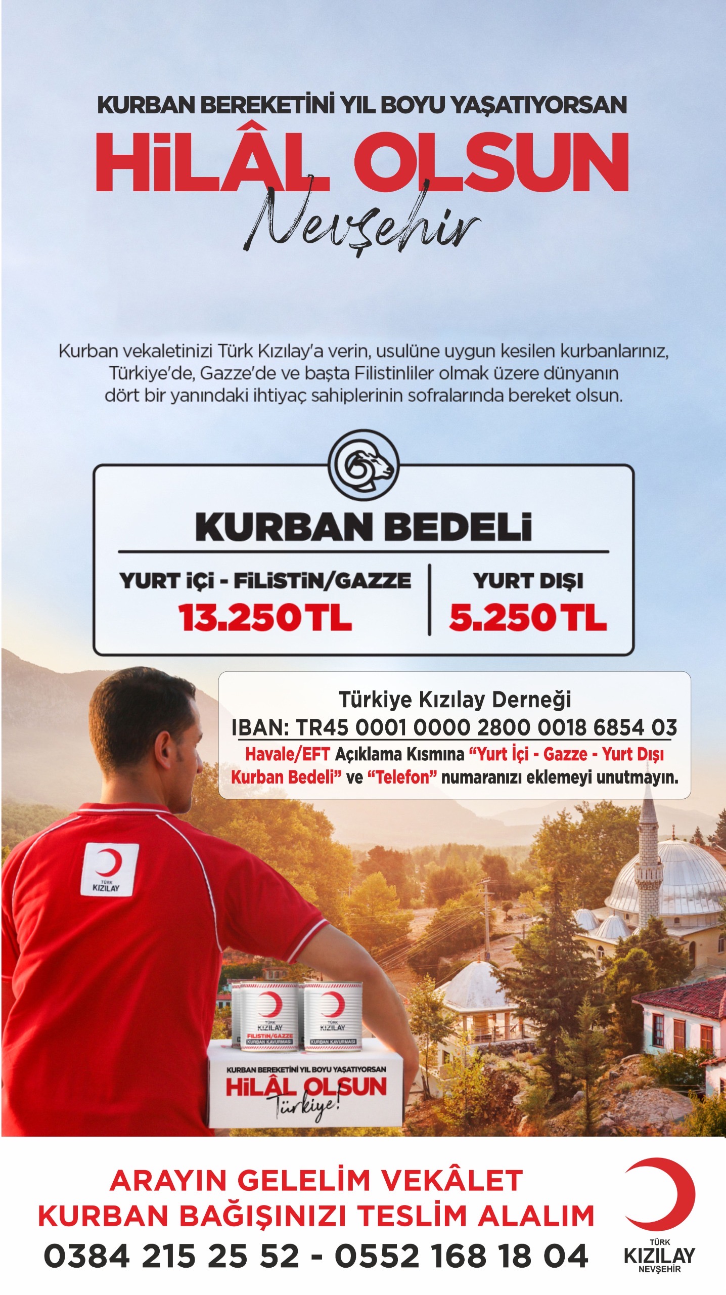 KIZILAY NEVŞEHİR DUALARLA 2025 KURBAN KAMPANYASINA BAŞLADI !