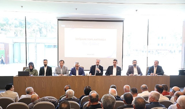 İneg&ouml;l Belediyesi&rsquo;nde Muhtarlarla İstişare Toplantısı