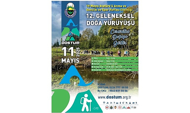 İneg&ouml;l Belediyesi&rsquo;nden 19 Mayıs Doğa Y&uuml;r&uuml;y&uuml;ş&uuml; etkinliğine davet