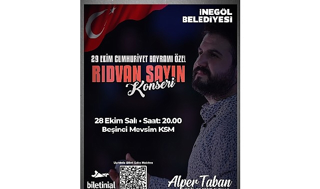 İneg&ouml;l Belediyesi&rsquo;nden Cumhuriyet Bayramı &Ouml;zel Konseri