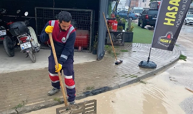 İneg&ouml;l Belediyesi&rsquo;nden R&ouml;gar Temizliklerine Destek